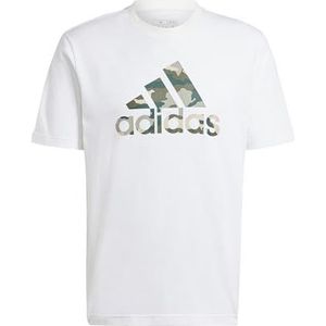 adidas Heren Camo Bos Graphic Tee korte mouw grafisch T-shirt (Pack van 1)