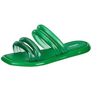 melissa Airbubble Slide Ad, damessandalen met sleehak, Groen, 38 EU