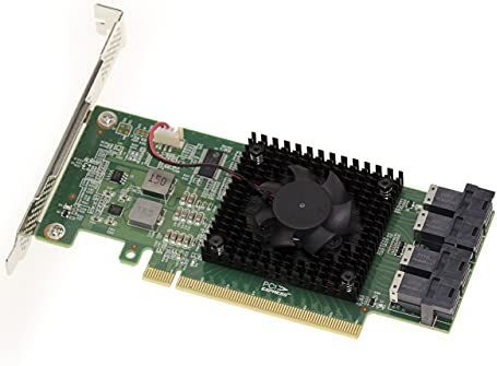 KALEA-INFORMATIQUE - PCIe 3.0 x16 Kaart - Multi Host Switch Card - PLX PEX 8747 Chipset - Ondersteunt 4 U.2 NVMe SSD's
