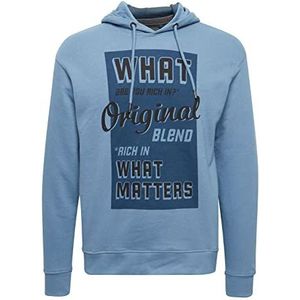 Blend Heren Sweatshirt, 184025/Copen Blue, M