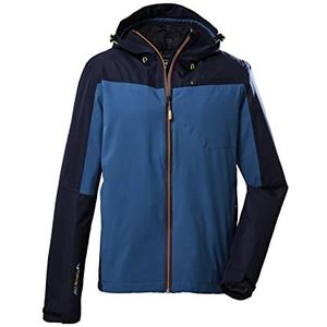 killtec Men's Functioneel jack/outdoorjack met capuchon, opvouwbaar KOS 6 MN JCKT, petrol, S, 38266-000