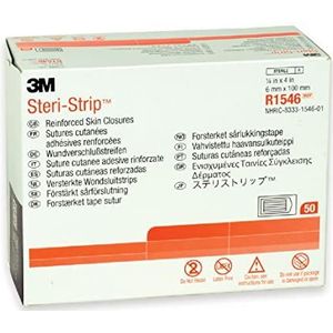 3M Steri Strips Reinforced Adhesive Skin Closures - 1/4"" x 4"" - Box