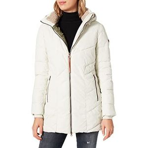 Camel Active Womenswear Dames Mantel, Gebroken wit, 34