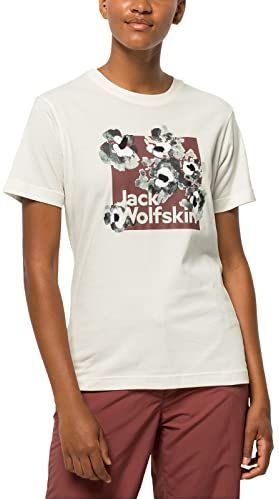Jack Wolfskin - Florell Box - T-shirt - Biologisch Katoen - Met Korte Mouwen