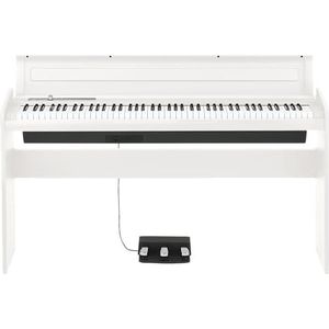 KORG LP180-WH Digitale piano met 88 gewogen toetsen, met standaard en pedalen - wit