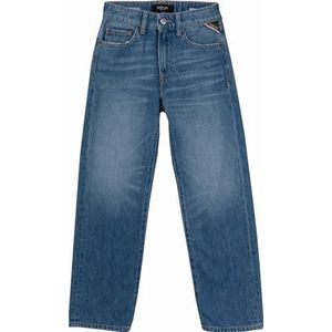 Replay 9ZERO1 straight fit jeans voor meisjes, 010, lichtblauw, 12 Jaar