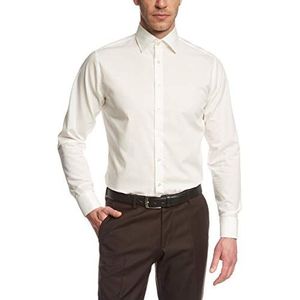 Seidensticker Zakelijk overhemd voor heren, Ecru (crème), 44