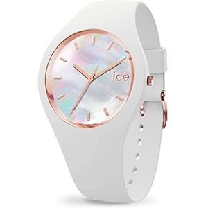 Ice-watch - ICE pearl White - Wit dameshorloge met siliconenband - 016936 (Medium)