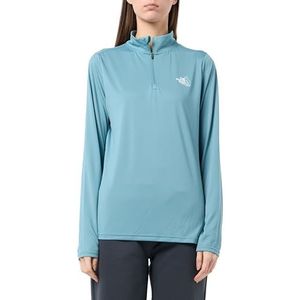 The North Face Flex 1/4 Zip Graphic 1 Sweater voor dames Algae Blue L