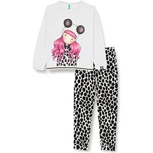 United Colors of Benetton Pig 3Y5E0P01O pyjama-set, grijs 506, XS voor meisjes