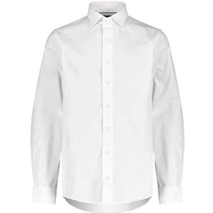 G.O.L. 5535500 Slimfit overhemd voor jongens met haaienkraag, Wit (Wit 6), 140