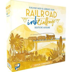 Railroad Ink: Edition Edition zonnegeel, dobbelspel (DE), voor 1-4 spelers, vanaf 8 jaar