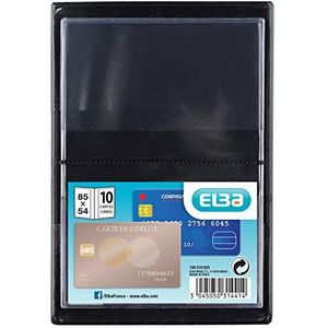 Elba 100210823 ID-kaarthouder, PVC, 1-voudig, 0,12 mm, formaat: 85 x 55 mm