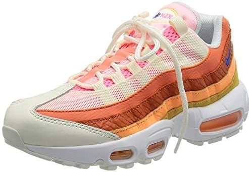 Nike - Air Max 95 - Damestrainers - Wit / Oranje / Roze / Blauw