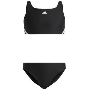 adidas Bikini voor meisjes, zwart/wit, 92 cm