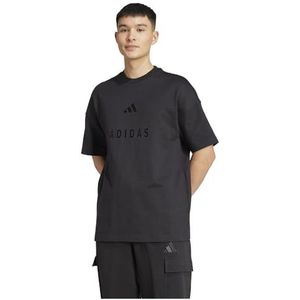 adidas Hombre ALL SZN Embroidered Graphics T-Shirt, black, L