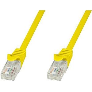 Techly icoc U6-6u-015-yet 1,5 m CAT6 U/UTP (UTP) gele netwerkkabel - netwerkkabel (1,5 m, Cat6, U/UTP (UTP), RJ-45, RJ-45, RJ-45, geel)