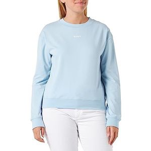 HUGO Dames Shuffle LOUNGEW_Sweatshirt, Light/Pastel Blue452, L