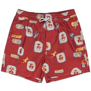 Dusty Red - Zwembroek - 100% Polyester