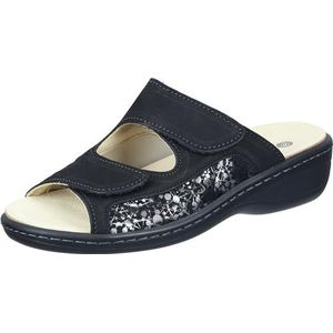 Dr. Brinkmann Dames 700650-01 platte slipper, zwart, 40 EU, zwart, 40 EU