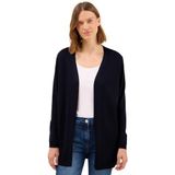 Cecil Open gebreide jas voor dames, Urban Dark Blue, L