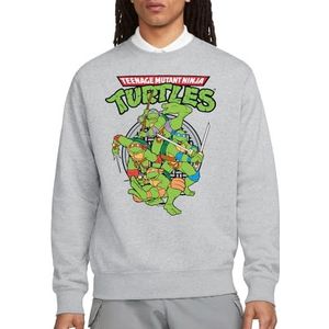 Teenage Mutant Ninja Turtles Tmnt Tmnt Group Crew Sweatshirt, Athletic Heather, Small, Atletische Heather, S