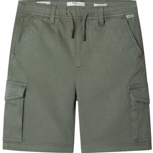 Pepe Jeans Junior Gymdigo Cargo Short voor jongens, Groen (omber Groen), 8 jaar