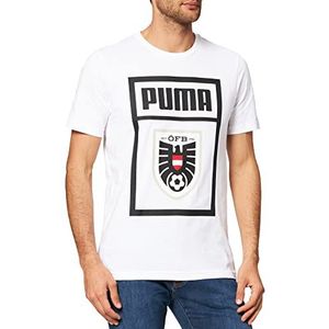 PUMA Herren ÖFB DNA Tee T-Shirt, White, 3XL