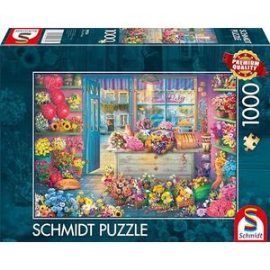 Schmidt Spiele 59764 Kleurrijke Bloemenwinkel, puzzel met 1000 stukjes