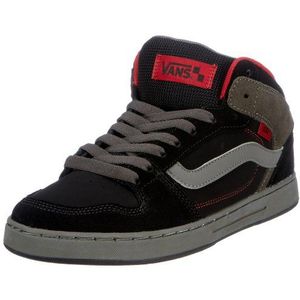 Vans M Edgemont Zwart/Wit/PRP Sportschoenen Mannen, Zwart Schwarz Zwart Houtskool Rood, 42 EU