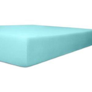 Kneer 9301967 93-Exclusiv-Stretch hoeslaken kwaliteit 180 x 200-200 x 220 cm, turquoise