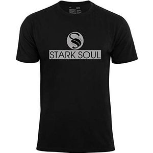 STARK SOUL Heren T-shirt, zwart (001), M