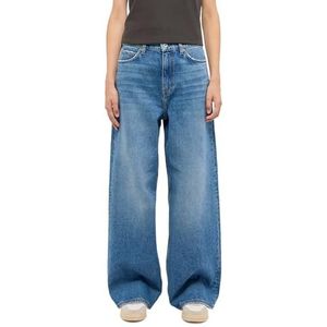 MUSTANG Dames Style Luise Wide Jeans, middenblauw 585, 26W / 34L