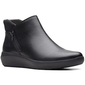 Clarks Kayleigh Mid Enkellaars voor dames, Zwart, 37.5 EU