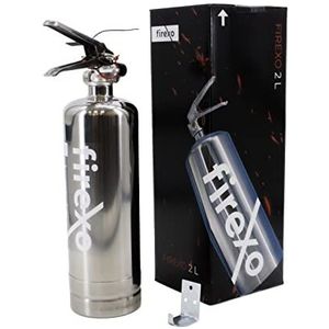 Firexo Brandblusser (2 Liter) - Small Brandblusser voor Keuken, Grill, Huishouden, Kantoren, Werkplekken, Kantoor Kitchen, Home, Auto - Fire Extinguisher - Blusapparaat voor Alle Soorten Brand