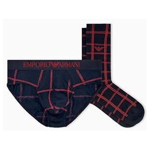 Emporio Armani - EM002223_AF15003 - Set - Marineblauw - Slips en Sokken