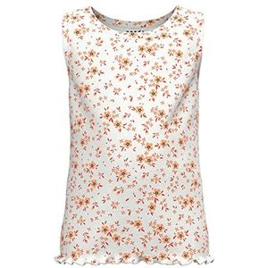 Bestseller A/S Meisjes NMFVEMINNA Slim Tank Top H shirt met lange mouwen, Helder Wit, 92, wit (bright white), 92 cm