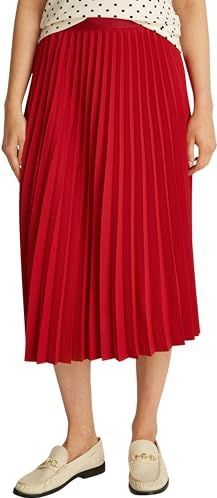 Tommy Hilfiger - Plooirok - Denim - Donkerblauw - Gerecycled Polyester