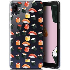 Beschermhoes voor 6 inch Wiko Y80, ultradun Foodie Sushi