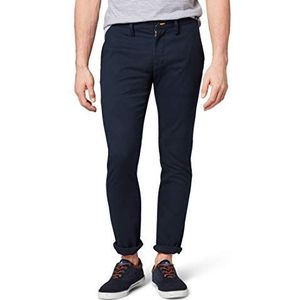 TOM TAILOR Uomini Travis Slim Chino 1008883, 16667 - Tonal Blue Dobby, 30W / 34L