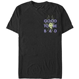 Disney Heren Evil Queen Word Fill T-shirt, Zwart, XL