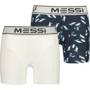 Vingino Boys Boxer Messi 2-pack-03 in kleur donkerblauw maat XXS, Donkerblauw, 98 cm