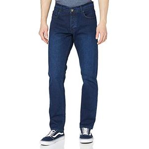 Enzo Jeans voor heren, Midden Stonewash, 42W / 30L