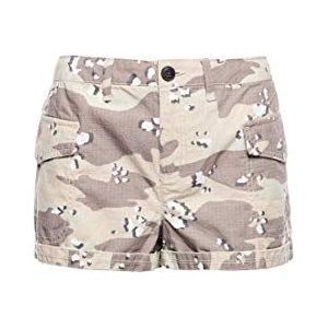 Superdry Utility Cargo Shorts voor dames, Veelkleurig (Desert Camo Ps9), 36