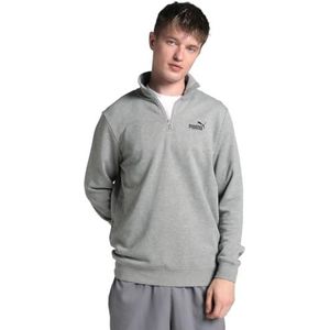 Kleur - Longsleeve - Medium Gray Heather - Regular Fit - Normale Kraag - Lange Mouwen