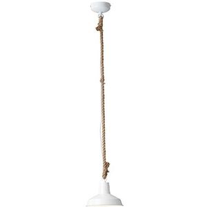 BRILLIANT lamp Hank hanglamp 24cm wit hoogglans | 1x A60, E27, 60W, geschikt voor standaardlampen (niet inbegrepen) | Schaal A ++ tot E | Geschikt voor LED-lampen
