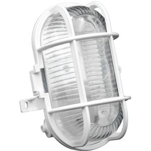 Brennenstuhl Ovaallamp Color / lamp voor buiten en binnen (spatwaterdichte lamp voor plafond- en wandmontage, IP44) wit