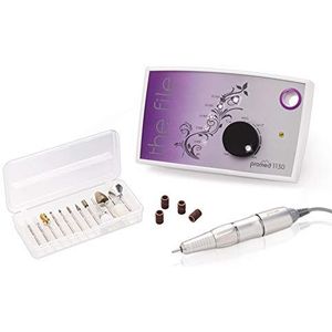 Promed the file 1130 Elektrische nagelvijl, professionele nagelfrees, incl. 18-delige professionele accessoires voor nagelart/nageldesign, elektrische nagelfreesset voor manicure/pedicure, 30.000
