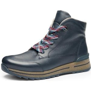 Ara - OSAKA - Kuitlaarzen - Donkerblauw - Veterschoenen - High Top Sneaker