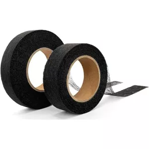 Strijkband Zwart/Grijs - 3 meter - zelf eenvoudig een broek korter maken - zoomband